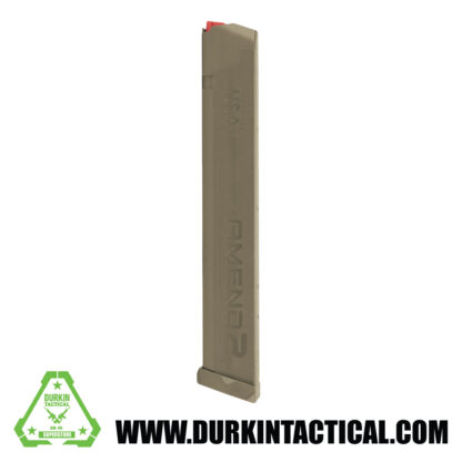 Amend2 A2-Stick 9MM Double Stack Glock Style Magazine | 34 rd | FDE