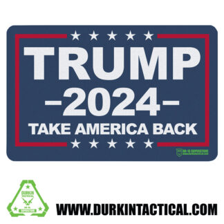 Trump 2024 Take America Back Cleaning Mat 17x11