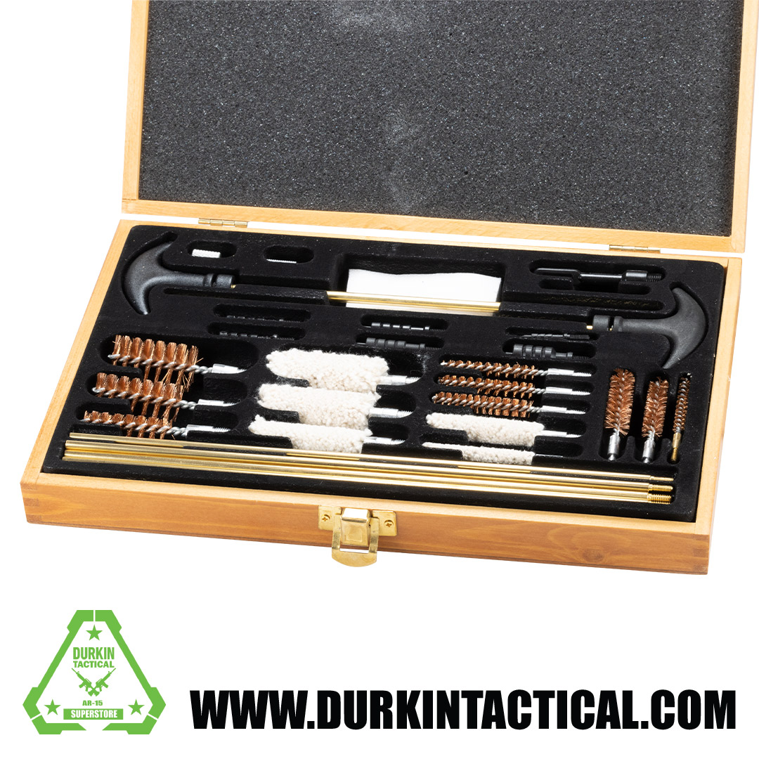 32 Piece Universal Wood Gun Cleaning Box - Durkin Tactical