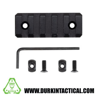 M-Lok Picatinny 5 Slot Rail Adapter, Black