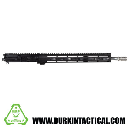 AR-15 Assembled Upper/ 17" .223 Wylde Flat Flute Spiral Stainless Steel Barrel/ 1:8 Twist/ Mid-Length Gas System/ 15" Handguard