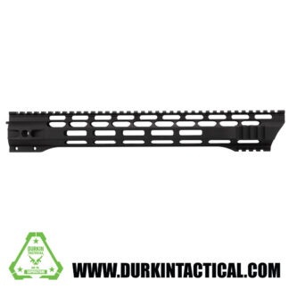 AR-15 M-LOK 15" Free Float Slant Cut Quad Rail Handguard