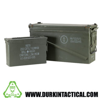 Ammo Can Combo 3 | 1- 40 mm and 1- .30 Caliber Can | Olive Drab Green