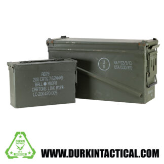 Ammo Can Combo 3 | 1- 40 mm and 1- .30 Caliber Can | Olive Drab Green