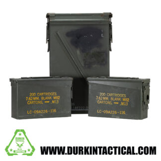 Ammo Can Combo 5 | 1 - 60MM Mortar Ammo Can and 2 - .30 Caliber Ammo Cans, Olive Drab Green