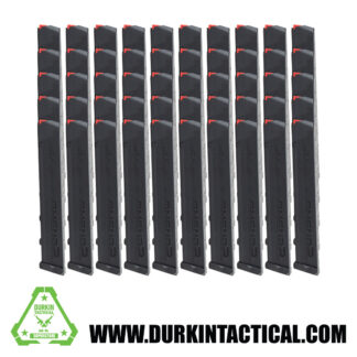50 Pack, Amend2 A2-Stick 9MM Double Stack Glock Style Magazine | 34 rd | Black