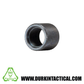 Muzzle Thread Protector | 1/2 x 36 | Carbon Steel | Black | Outside Dimensions 0.712