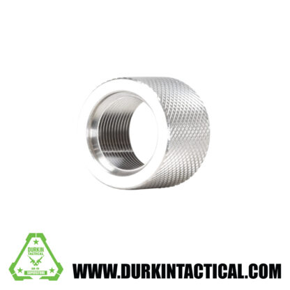 Muzzle Thread Protector | 5/8 x 24 | Stainless Steel | Black | Outside Dimensions 0.915