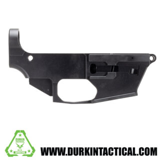 9MM Billet Unfinished 80% Lower Receiver - Black