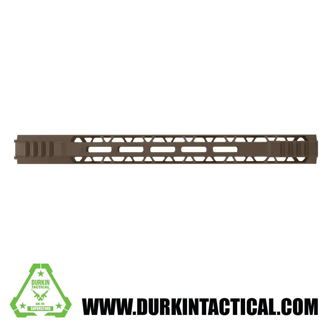 15" Free Float, Split Rail, M-Lok, Handguard | Cerakote Burnt Bronze - Image 3