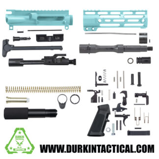 7" 5.56/.223 Robin Egg Blue Cerakote Build Kit