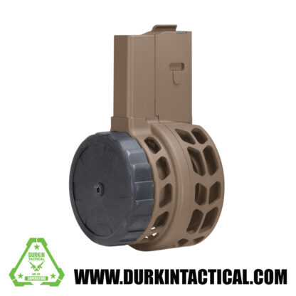 Warrior | AR-15/M16 Rifles | .223/5.56 | 50 Round Drum Magazine | FDE Cerakote | Skeletonized