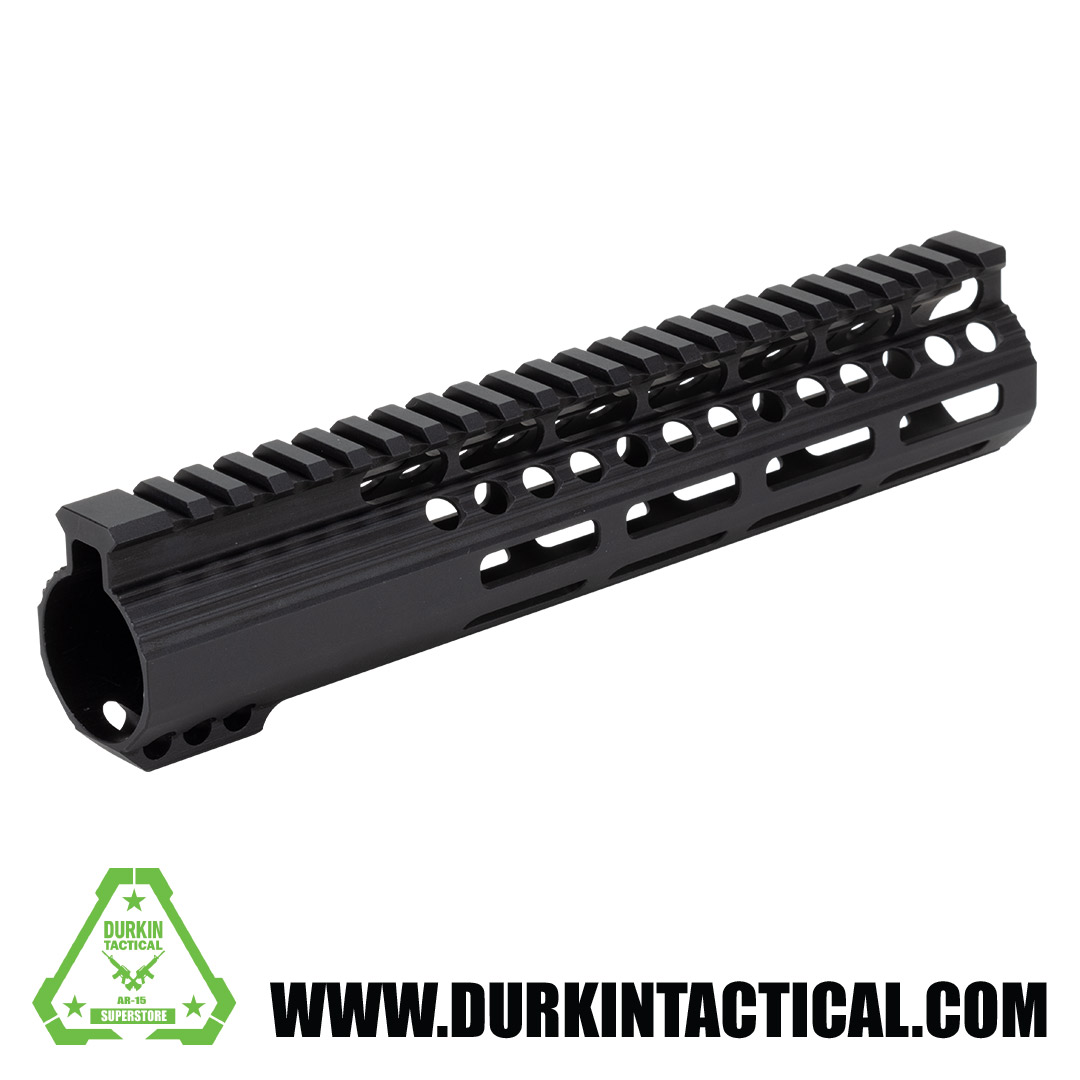 10″ AR-15 Ultra Slim Wedge Lock Handguard | MLOK | Free Float - Durkin ...