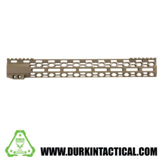 15" MLOK Honeycomb Handguard Free Float FDE