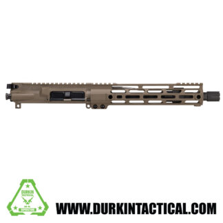 10" 5.56 Parkerized Barrel | 1:8 Twist Complete Upper Assembly with 10" Free Float Handguard | Cerakote FDE