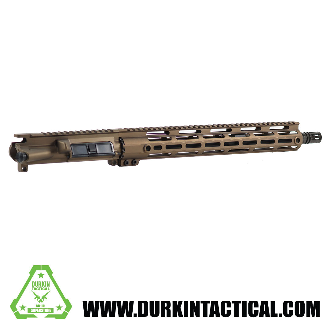 16″ 6.5 Grendel Burnt Bronze Complete Upper - Forged Burnt Bronze