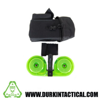 100 Round Black/Neon Green Drum Magazine