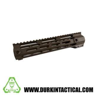 10" FDE AR-15 Free Float QD MLOK Handguard